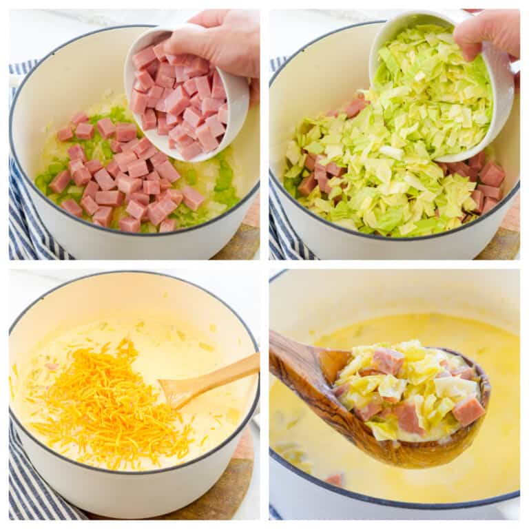 Keto Creamy Ham and Cabbage Soup That Low Carb Life
