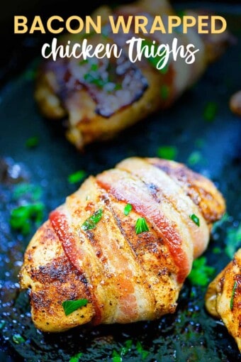 Bacon Wrapped Chicken Thighs | That Low Carb Life