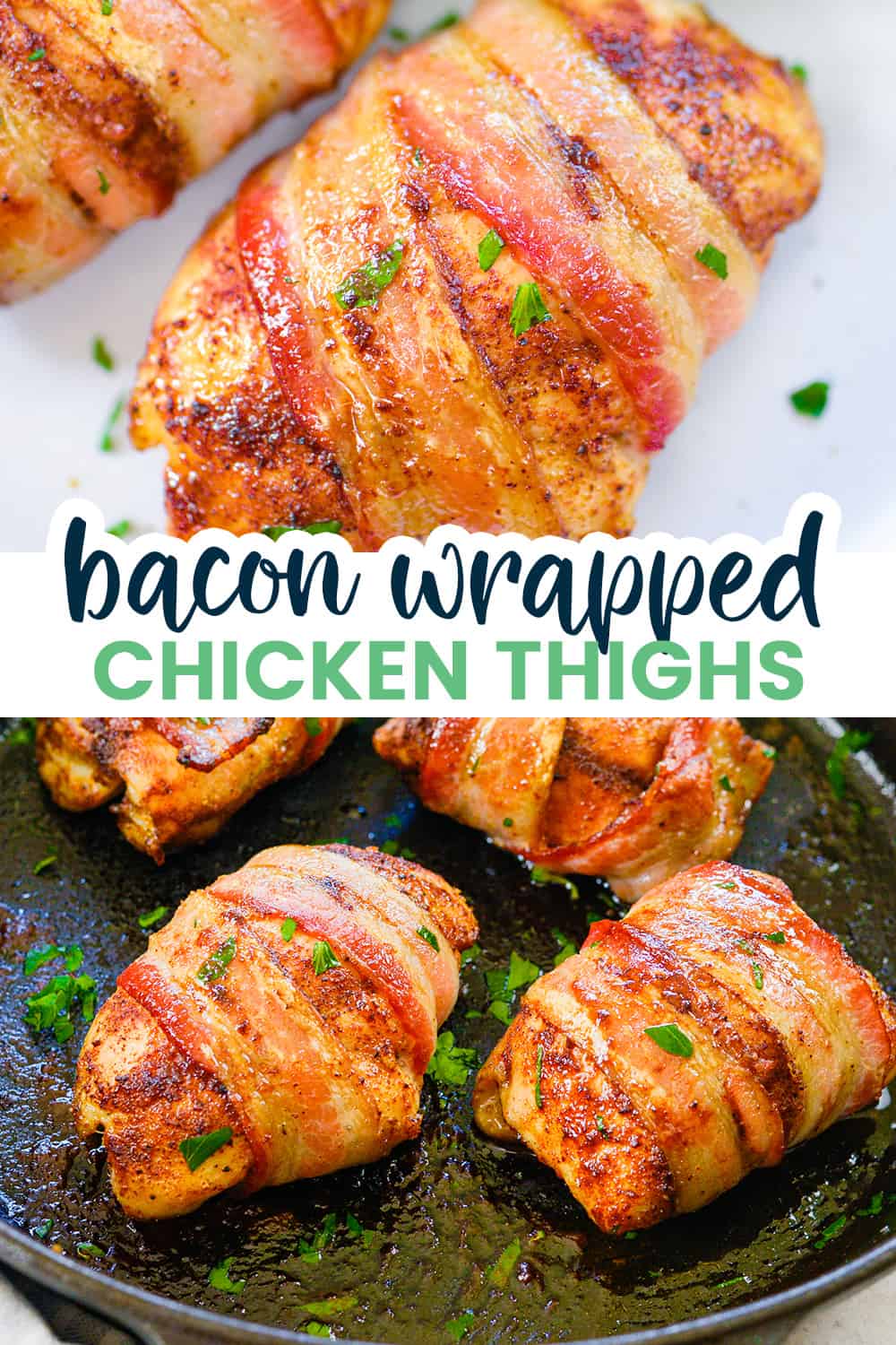 Bacon Wrapped Chicken Thighs | That Low Carb Life