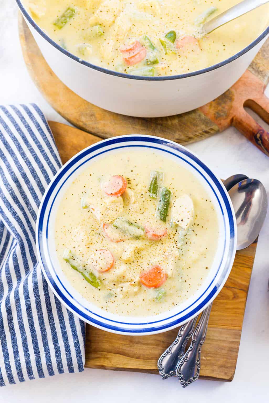 Keto Turkey Soup - Easy Leftover Soup | That Low Carb Life