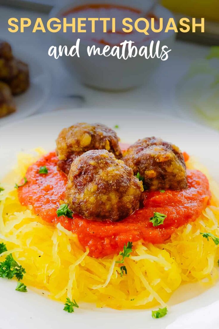 Spaghetti Squash and Meatballs | That Low Carb Life