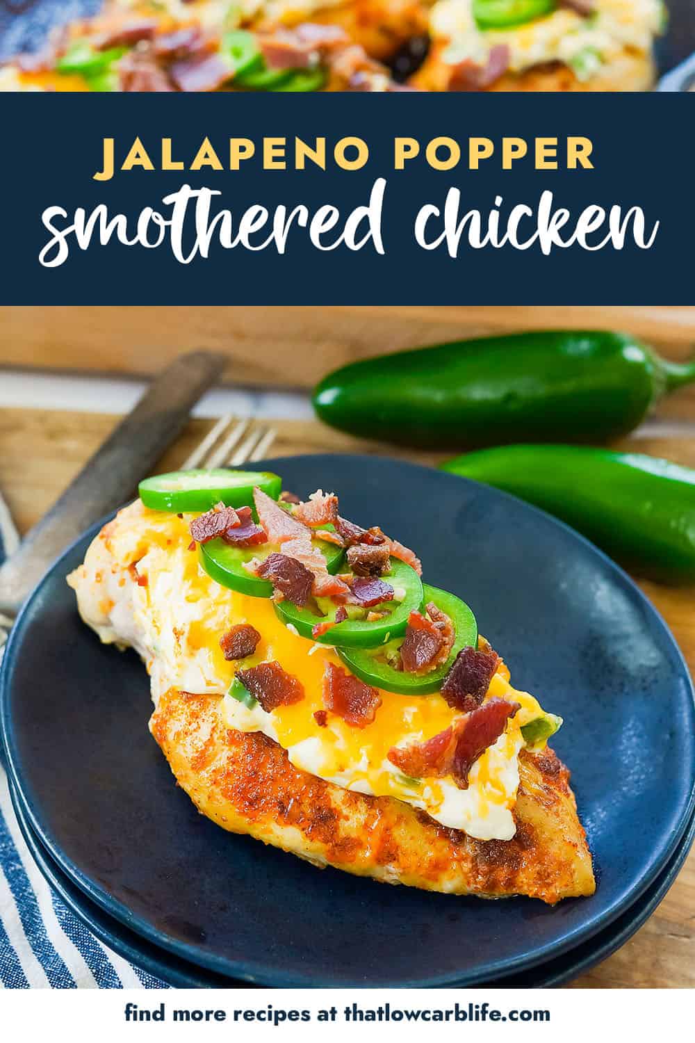 Keto Jalapeno Popper Chicken Recipe That Low Carb Life