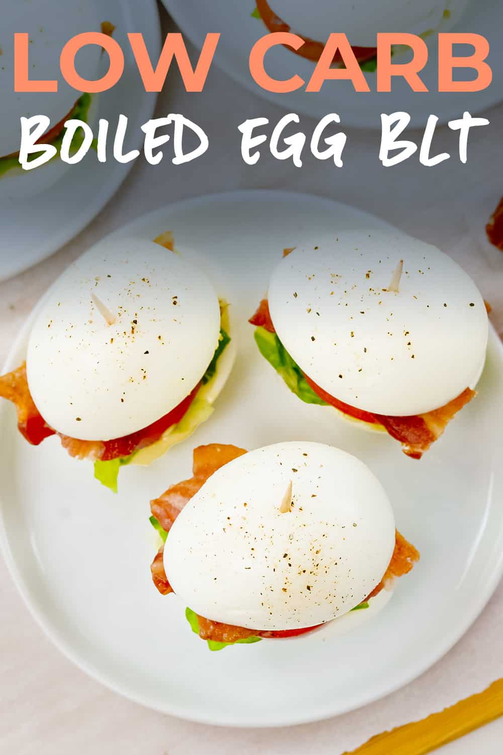 BLT Boiled Egg Sandwich That Low Carb Life