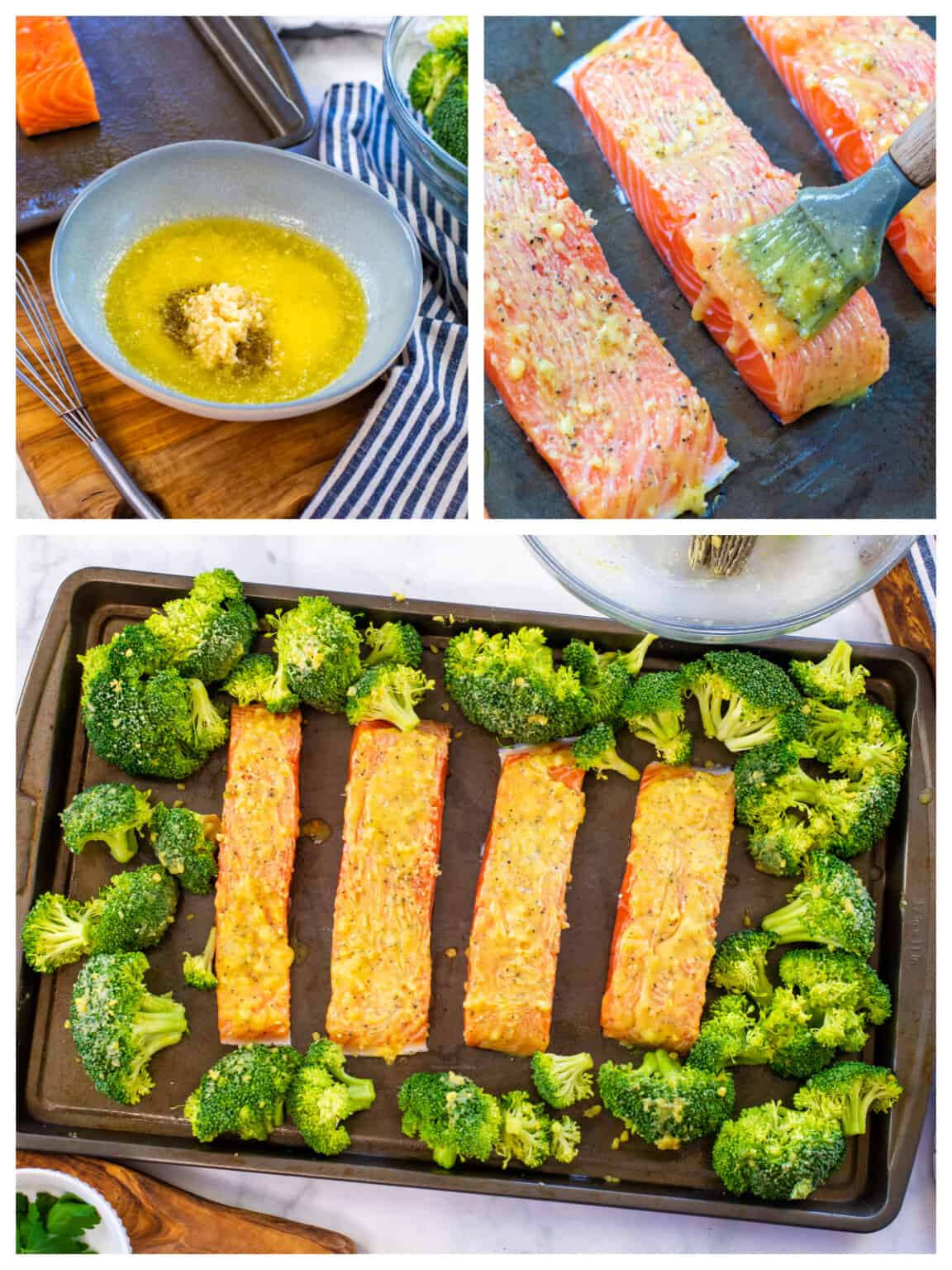 Baked Lemon Pepper Salmon and Broccoli That Low Carb Life