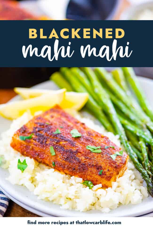 Blackened Mahi Mahi | That Low Carb Life