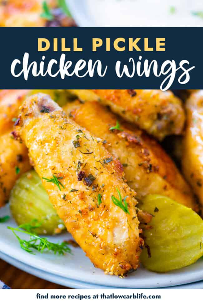 Pickle Brined Ranch Chicken Wings | That Low Carb Life