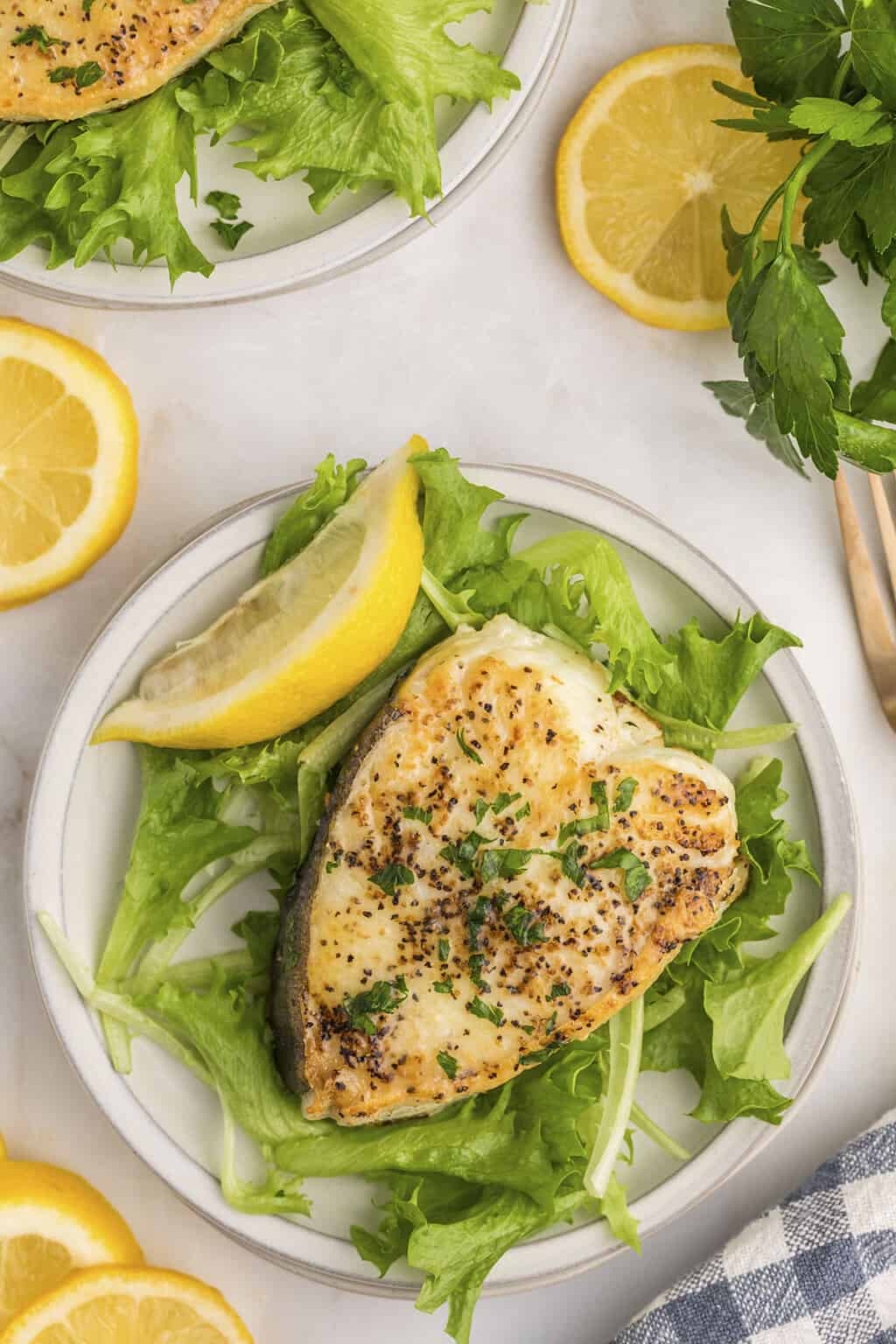 Pan Seared Halibut Steaks That Low Carb Life
