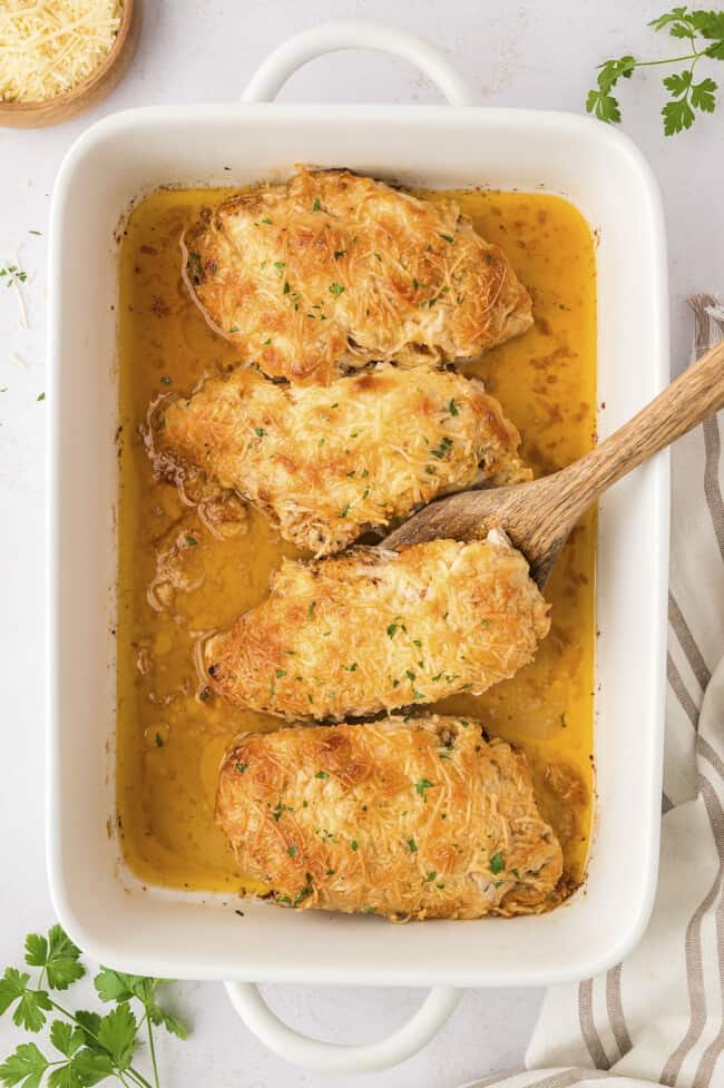 Mayo Parmesan Chicken Recipe | That Low Carb Life