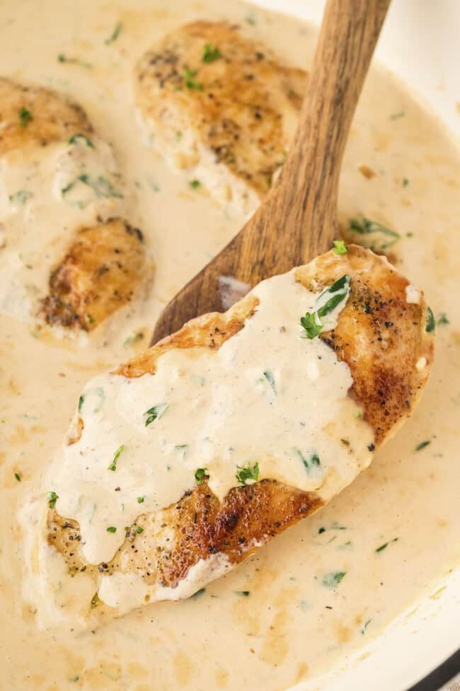 Creamy Garlic Parmesan Chicken | That Low Carb Life