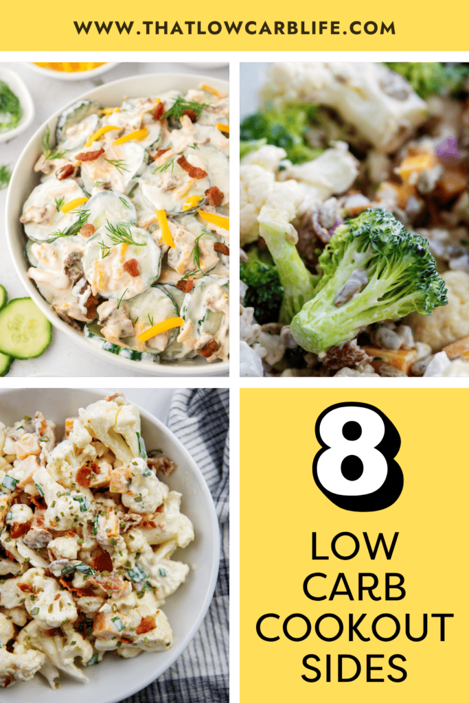 Collage of summer side dishes.