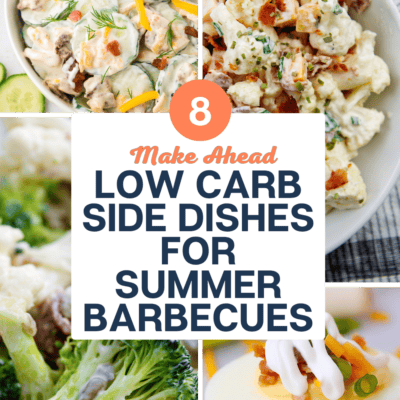 Collage of summer side dish recipes.