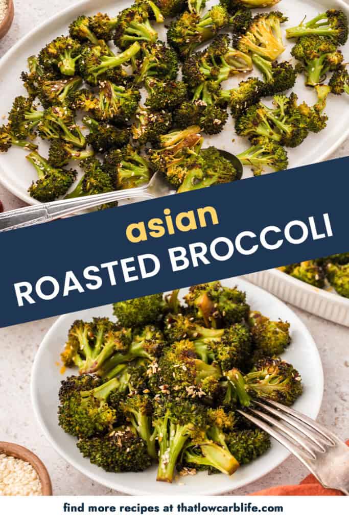 Collage of Asian broccoli images.